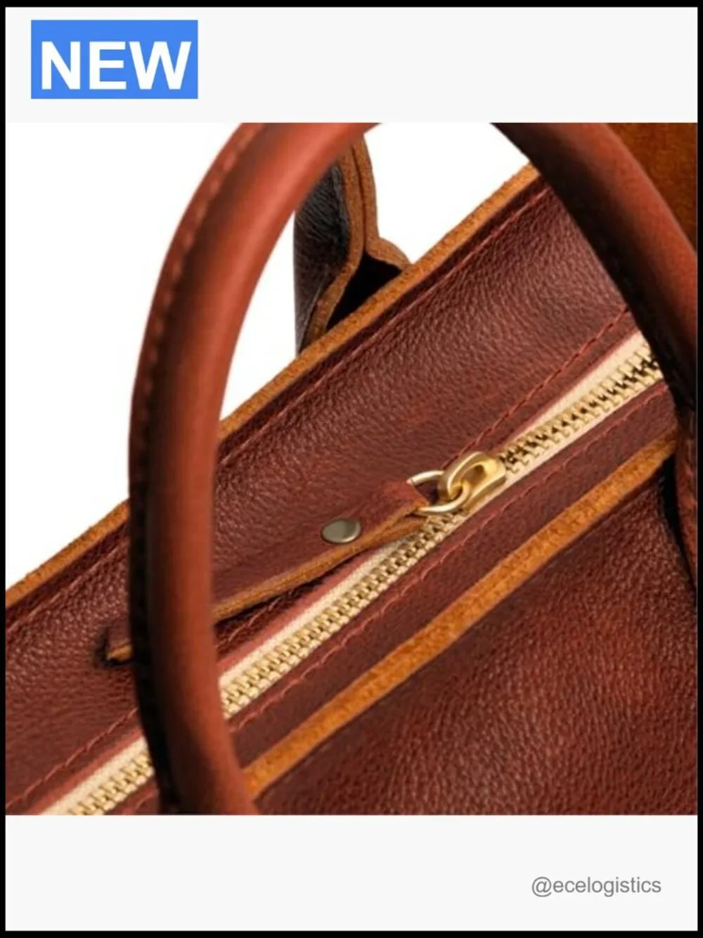 Hobo Crossbody Bag with Handles Full-Grain Leather Zipper Closure